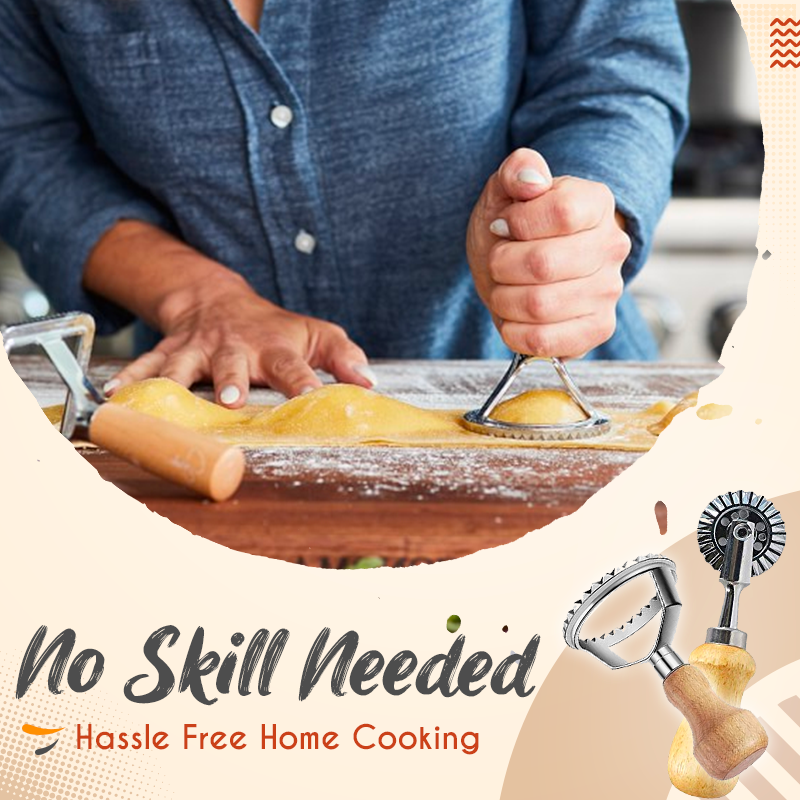 Easy-Press Pastry Stamp & Cutter Set