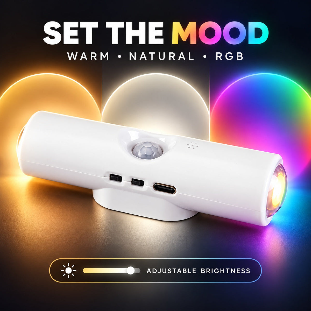 Walk In & Light Up — Magnetic Motion Night Lamp 💡✨