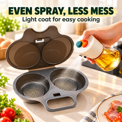 🍳2-in-1 Oil Sprayer & Pourer