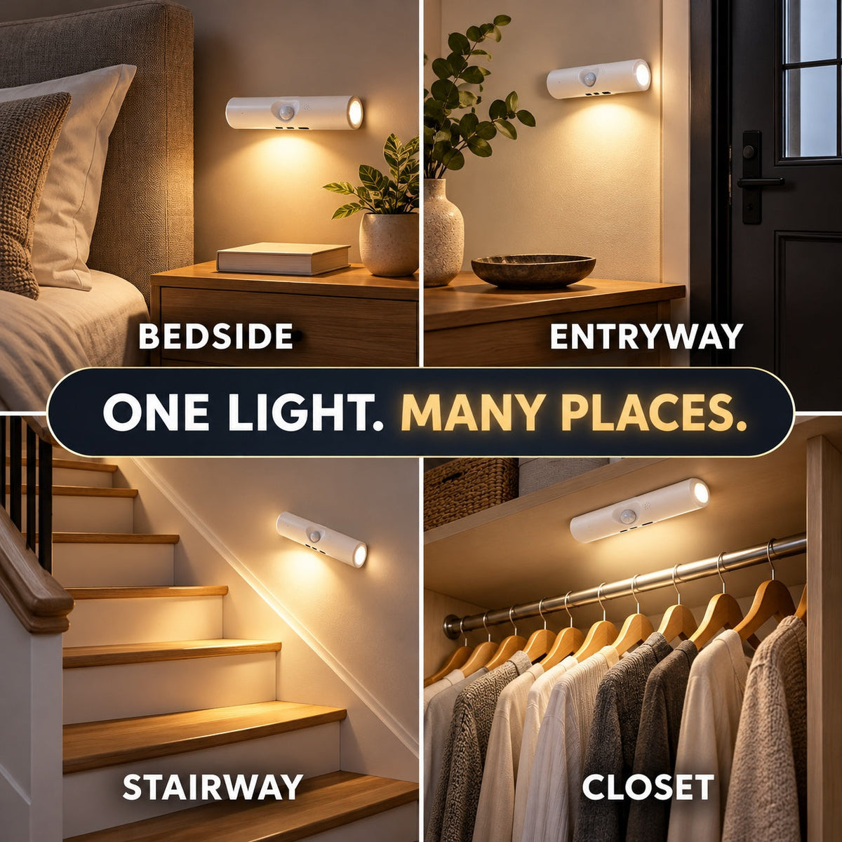 Walk In & Light Up — Magnetic Motion Night Lamp 💡✨