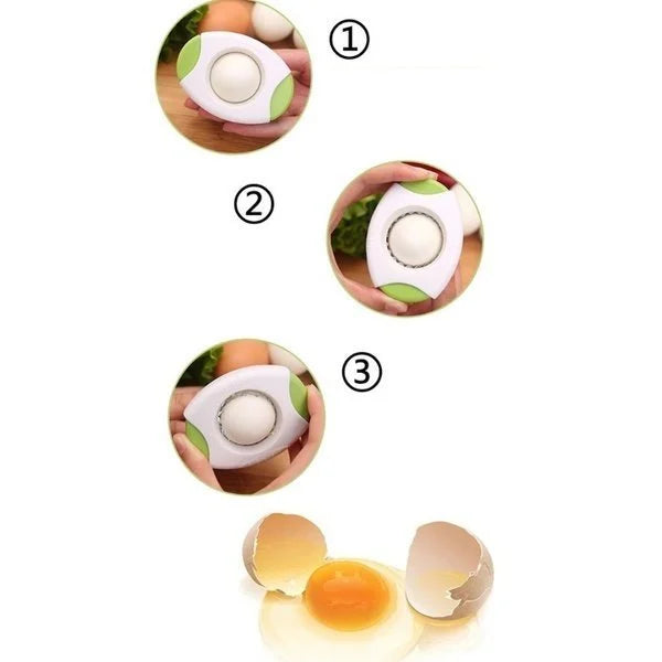 ✨ Easy-Crack Eggshell Opener & Precision Egg Topper Tool ✨