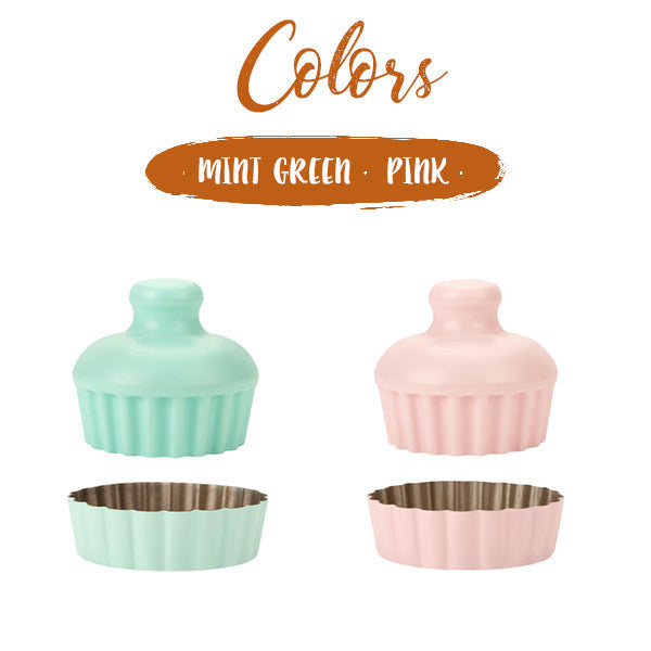 Removable-Bottom Pastry Tamper & Mold Set