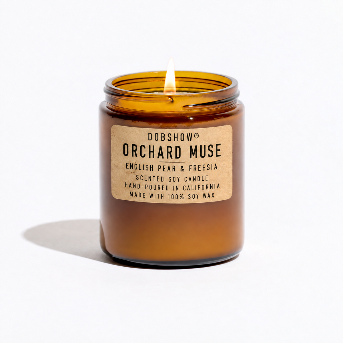 Dobshow® Orchard Muse English Pear &amp; Freesia Scented Soy Candle
