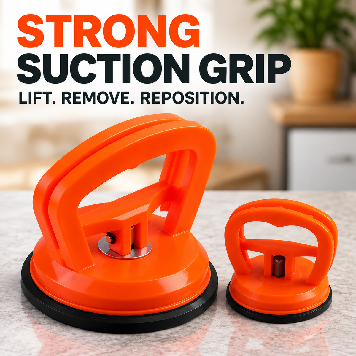 Heavy-Duty Suction Cup Lifter for Glass & Tile