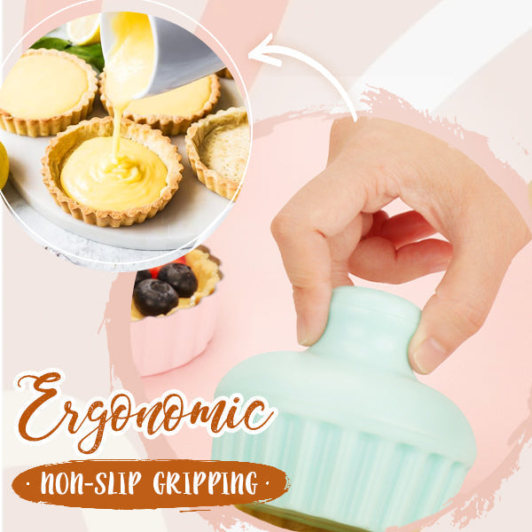 Removable-Bottom Pastry Tamper & Mold Set