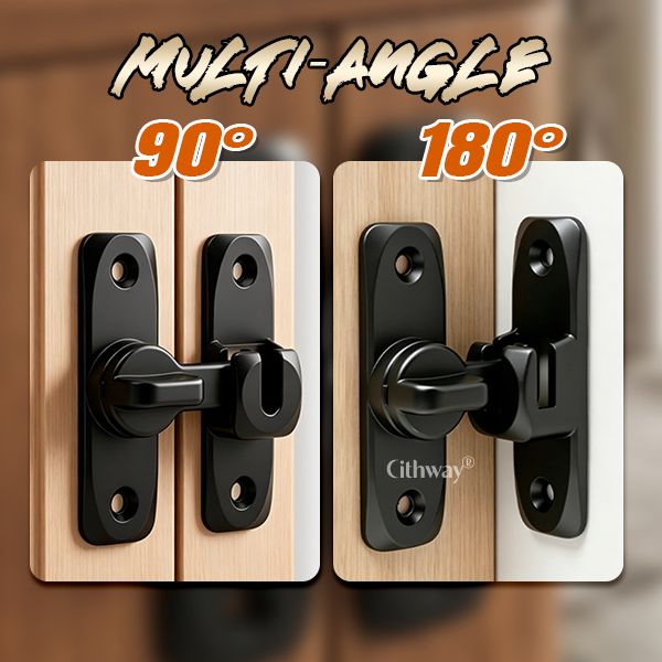 Multi-Angle Sliding Door Lock