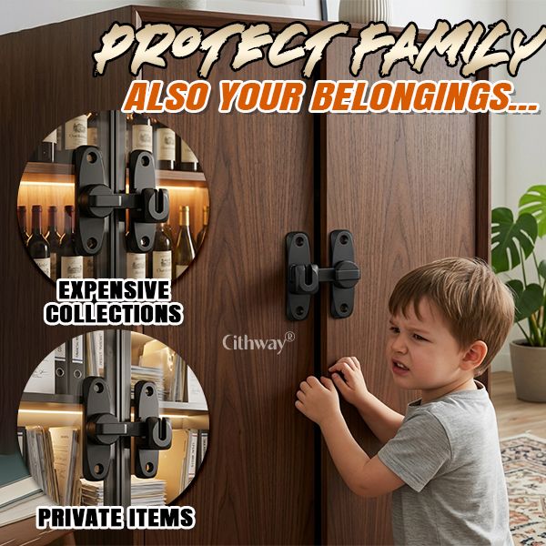 Multi-Angle Sliding Door Lock