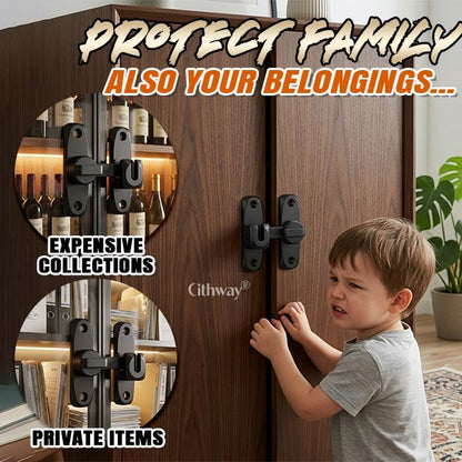 Multi-Angle Sliding Door Lock