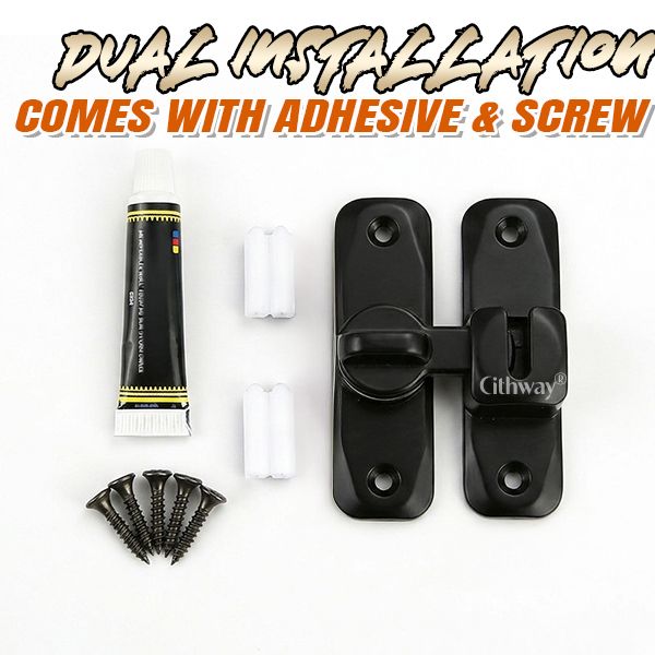 Multi-Angle Sliding Door Lock
