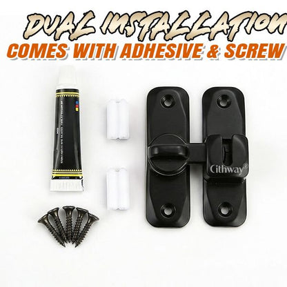 Multi-Angle Sliding Door Lock