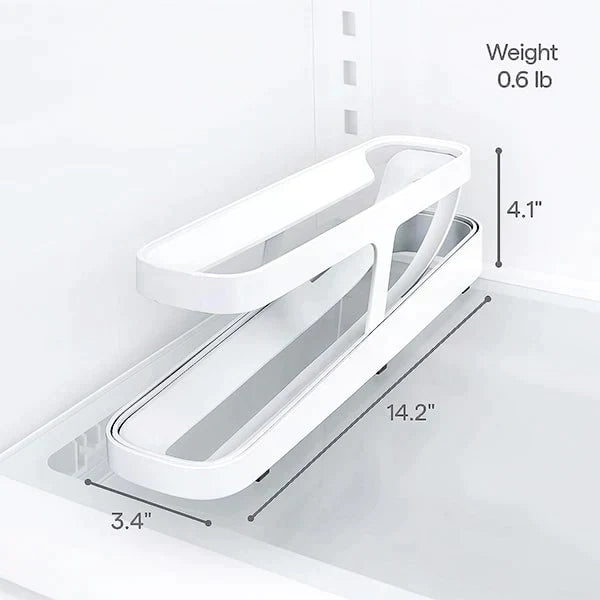 Space-Saving Automatic Rolling Egg Dispenser for Refrigerators & Kitchen Countertops