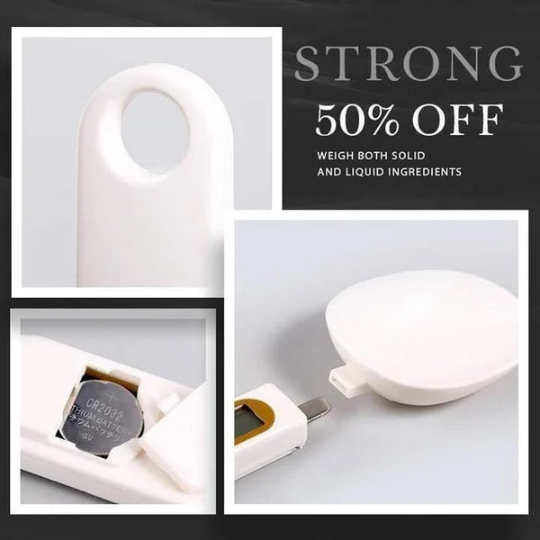 High-Precision Digital Kitchen Spoon Scale for Cooking, Baking & Portion Measuring