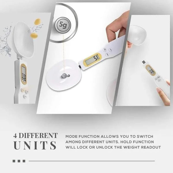 High-Precision Digital Kitchen Spoon Scale for Cooking, Baking & Portion Measuring