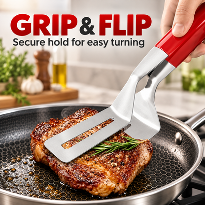 🔥2-in-1 Meat Flipper & Spatula Tool