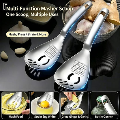 6-in-1 Stainless Steel Multifunctional Kitchen Spoon
