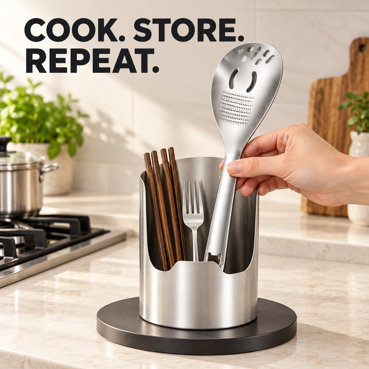 🔥One Stand, Less Kitchen Mess