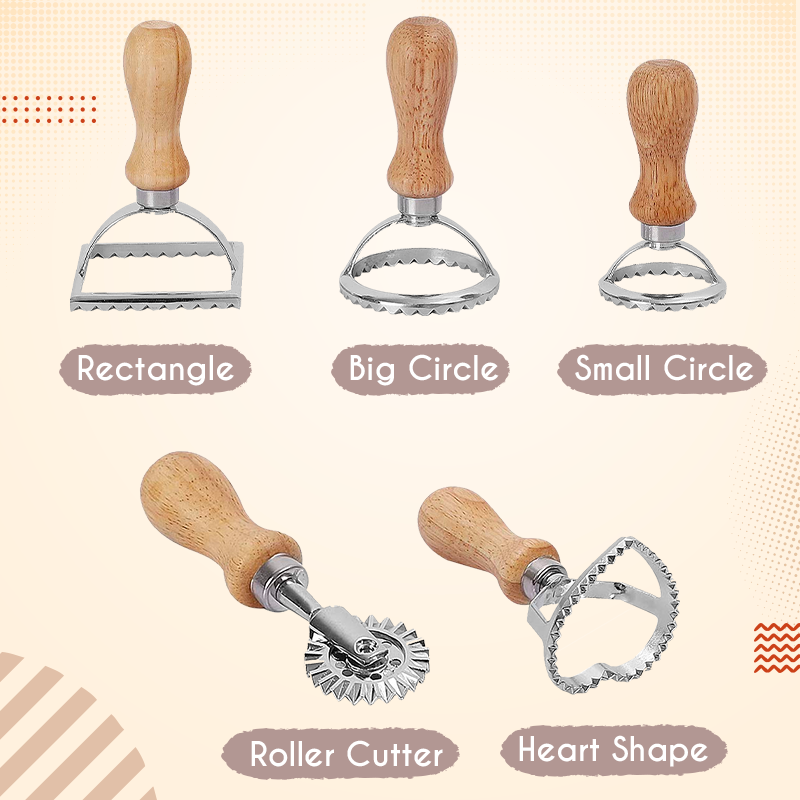 Easy-Press Pastry Stamp & Cutter Set